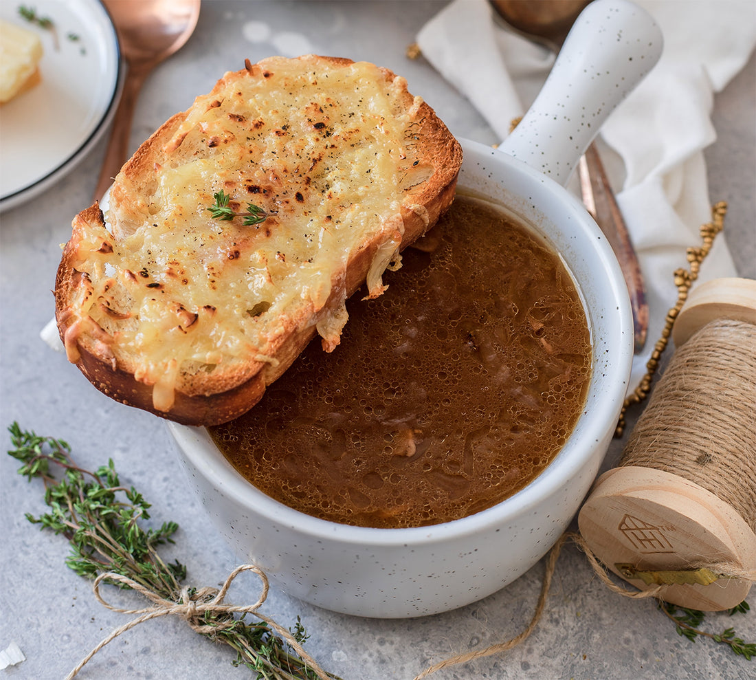 Image of classic French onion soup
