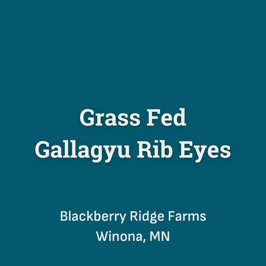 Grass fed Gallagyu Rib Eyes including 1 pack of Ribeye steaks, pack of 2