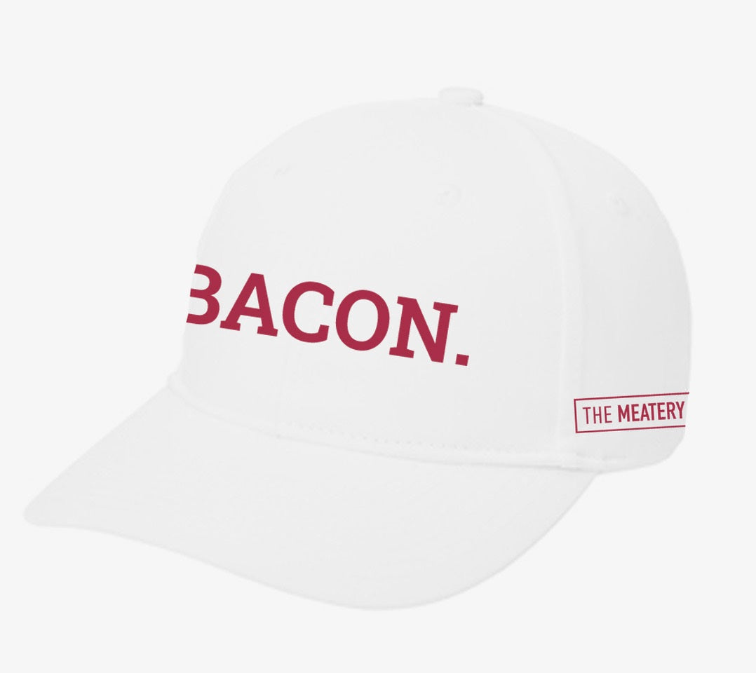 Bacon Hat with The Meatery logo on the side