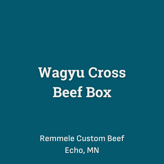 Wagyu Cross Beef Box including 2 Beef Roasts, 3 Ground Beef